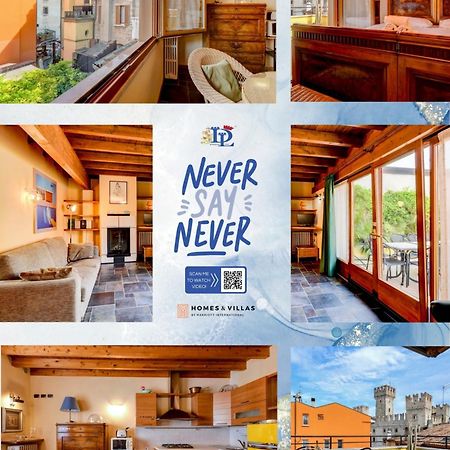 Desenzanoloft Official Partner Marriott Homes & Villas -Penthouse Never Say Never Sirmione Castle View מראה חיצוני תמונה