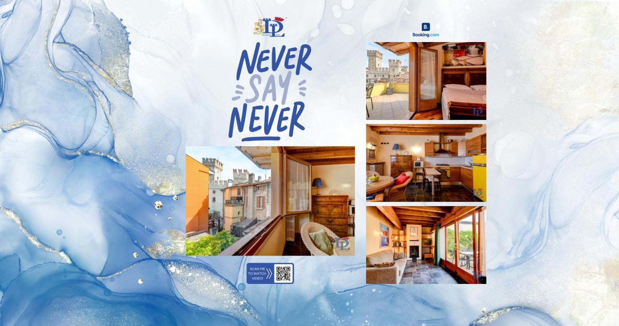 Desenzanoloft Official Partner Marriott Homes & Villas -Penthouse Never Say Never Sirmione Castle View מראה חיצוני תמונה