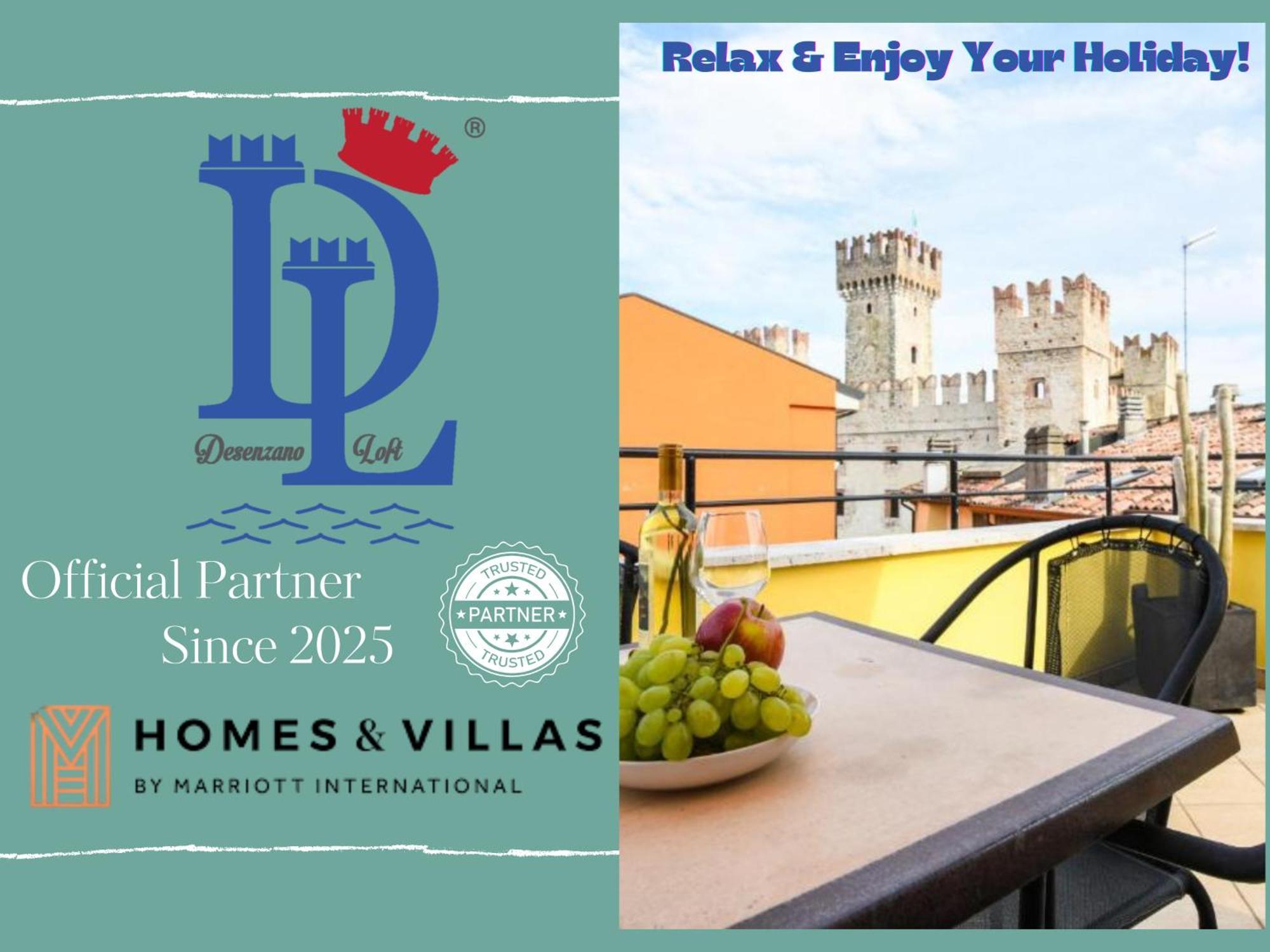 Desenzanoloft Official Partner Marriott Homes & Villas -Penthouse Never Say Never Sirmione Castle View מראה חיצוני תמונה